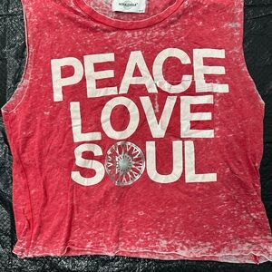 SoulCycle Red Crop Top